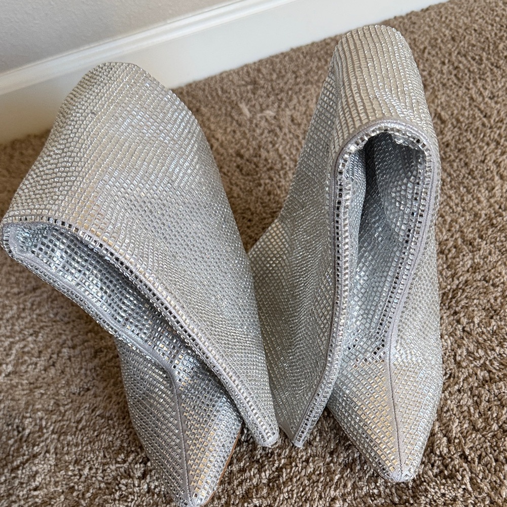 Steve Madden Violetta Rhinestone Boots - Picture 5 of 8